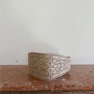 Zimmerman filigree beige corset belt